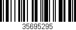 Código de barras (EAN, GTIN, SKU, ISBN): '35695295'