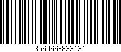 Código de barras (EAN, GTIN, SKU, ISBN): '3569668833131'