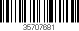Código de barras (EAN, GTIN, SKU, ISBN): '35707681'