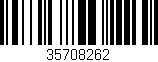 Código de barras (EAN, GTIN, SKU, ISBN): '35708262'