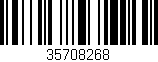 Código de barras (EAN, GTIN, SKU, ISBN): '35708268'
