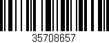 Código de barras (EAN, GTIN, SKU, ISBN): '35708657'