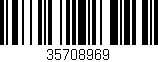 Código de barras (EAN, GTIN, SKU, ISBN): '35708969'