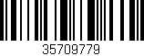 Código de barras (EAN, GTIN, SKU, ISBN): '35709779'