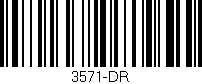 Código de barras (EAN, GTIN, SKU, ISBN): '3571-DR'