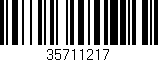 Código de barras (EAN, GTIN, SKU, ISBN): '35711217'