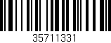 Código de barras (EAN, GTIN, SKU, ISBN): '35711331'