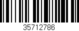 Código de barras (EAN, GTIN, SKU, ISBN): '35712786'