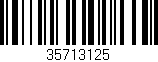 Código de barras (EAN, GTIN, SKU, ISBN): '35713125'
