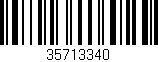 Código de barras (EAN, GTIN, SKU, ISBN): '35713340'