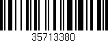 Código de barras (EAN, GTIN, SKU, ISBN): '35713380'
