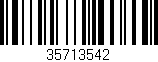 Código de barras (EAN, GTIN, SKU, ISBN): '35713542'
