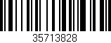 Código de barras (EAN, GTIN, SKU, ISBN): '35713828'