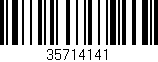 Código de barras (EAN, GTIN, SKU, ISBN): '35714141'
