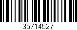Código de barras (EAN, GTIN, SKU, ISBN): '35714527'