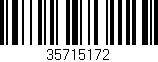 Código de barras (EAN, GTIN, SKU, ISBN): '35715172'