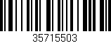 Código de barras (EAN, GTIN, SKU, ISBN): '35715503'