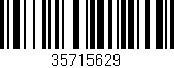 Código de barras (EAN, GTIN, SKU, ISBN): '35715629'