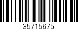 Código de barras (EAN, GTIN, SKU, ISBN): '35715675'