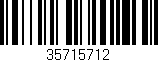 Código de barras (EAN, GTIN, SKU, ISBN): '35715712'