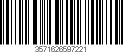 Código de barras (EAN, GTIN, SKU, ISBN): '3571626597221'