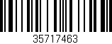 Código de barras (EAN, GTIN, SKU, ISBN): '35717463'