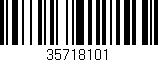 Código de barras (EAN, GTIN, SKU, ISBN): '35718101'