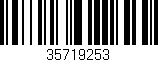 Código de barras (EAN, GTIN, SKU, ISBN): '35719253'