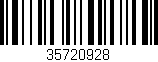 Código de barras (EAN, GTIN, SKU, ISBN): '35720928'