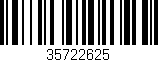 Código de barras (EAN, GTIN, SKU, ISBN): '35722625'