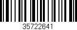 Código de barras (EAN, GTIN, SKU, ISBN): '35722641'