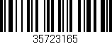 Código de barras (EAN, GTIN, SKU, ISBN): '35723165'