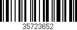 Código de barras (EAN, GTIN, SKU, ISBN): '35723652'