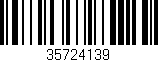 Código de barras (EAN, GTIN, SKU, ISBN): '35724139'