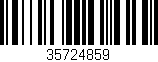 Código de barras (EAN, GTIN, SKU, ISBN): '35724859'
