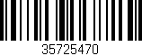 Código de barras (EAN, GTIN, SKU, ISBN): '35725470'
