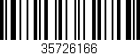 Código de barras (EAN, GTIN, SKU, ISBN): '35726166'