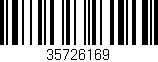 Código de barras (EAN, GTIN, SKU, ISBN): '35726169'