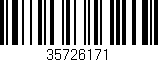 Código de barras (EAN, GTIN, SKU, ISBN): '35726171'