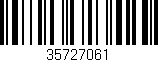 Código de barras (EAN, GTIN, SKU, ISBN): '35727061'