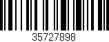 Código de barras (EAN, GTIN, SKU, ISBN): '35727898'
