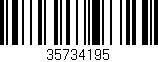 Código de barras (EAN, GTIN, SKU, ISBN): '35734195'