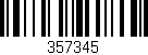 Código de barras (EAN, GTIN, SKU, ISBN): '357345'