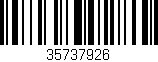 Código de barras (EAN, GTIN, SKU, ISBN): '35737926'