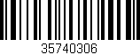Código de barras (EAN, GTIN, SKU, ISBN): '35740306'