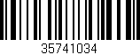 Código de barras (EAN, GTIN, SKU, ISBN): '35741034'