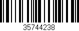 Código de barras (EAN, GTIN, SKU, ISBN): '35744238'
