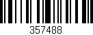 Código de barras (EAN, GTIN, SKU, ISBN): '357488'