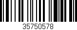 Código de barras (EAN, GTIN, SKU, ISBN): '35750578'