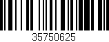Código de barras (EAN, GTIN, SKU, ISBN): '35750625'